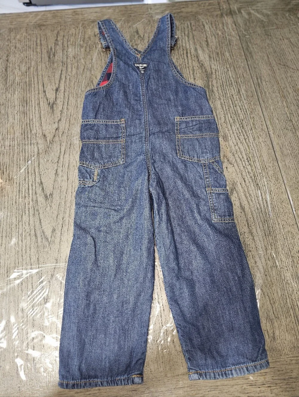 Oshkosh B'gosh Denim Overall Toddler Boys Size 5 T